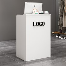 포스다이 병원 안내데스크 접수대포스 계산대 카페 커피숍 카운터 포스 테이블, 화이트마블-수납형60