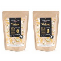 VALRHONA 발로나 초콜릿 둘세 Dulcey 35% CACAO 250g 2개