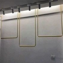 웨딩드레스행거 천장 부착형 골드 스튜디오 편집샵, 길이 100 높이 150