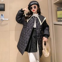 여아패딩 겨울 기모 스타일 러블리 다운점퍼