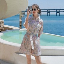 무드무드 원더 플라워 점프수트