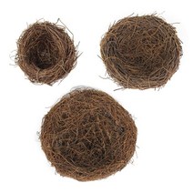새장 벌새 둥지 손으로 짠 등나무 새집 외부 자연 새 오두막 498 498 498, 20cm