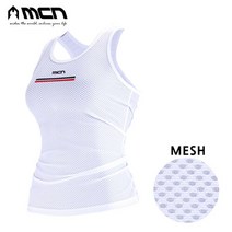 MCN 그랜드 K메쉬 여성 민소매 이너웨어 자전거의류