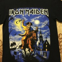 반팔티셔츠남자 철의 여인들 IRONMAIDEN t셔츠 남성 커플 타입 유행 트렌드 OVERSIZE 면 2359561488