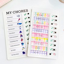 피케이몰 하루 계획 체크리스트 일일계획표, 1개, 핑크