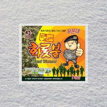 온종일 화롯불 진짜 사나이 손난로 특대형 핫팩 140g, 10개