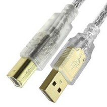 2.0 고급형 USB B타입 프린터 연결선 케이블 연결잭 노이즈필터, 4.5M