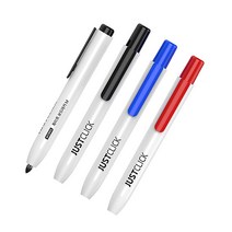 [모드니즈]모리스 똑딱이 노크식 퀵마크M 보드마카 1타 12개입, 블랙, 1타스