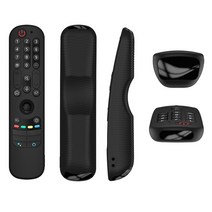LG 전자 스마트 TV 용 실리콘 보호용 리모컨 커버 LG OLED TV 용 AN-MR21 AN-MR21GC Magic Remote MR21GA R, 03 Black