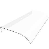 고정 어닝 투명 비가림 창문 차양막 차면시설 농막, 서리로 덥은 정면 40x100