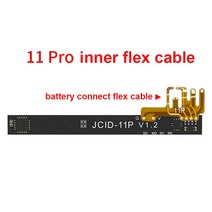JC V1S 배터리 수리 보드 Flex for Phone 11-12 Promax Pop Ups Widows 오류 건강 경고 프로그래머 제거, [07] 11P inner flex