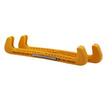 스케이트날집 가드독 쇼트트랙스케이트화 아이스하키 스케이트 날보호 커버 스포츠 스프링 가드 부품 도구 휴대, 노란색