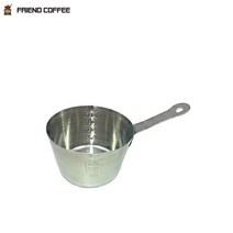 VEDANA_ YJ 스텐 계량컵 200ml 스텐계량스푼 스텐비이커 커피용품 제과제빵용품 업소용비커 카페용비커 4513986p