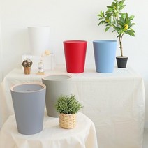 싱글라이프 홈카페 스칸디나비아 스윙 휴지통 7.5L귀여운휴지통 7.5L휴지통 자취휴지통 거실휴지통 스칸디나비아디자인 북유럽인테리어 비비드컬러휴지통 예쁜휴지통 카페휴지통 사무실휴지통 휴지통, 블루