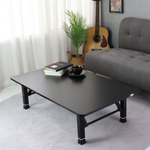 버미가구 LPM 4단높이조절 보강이테이블(무료배송), 06.올블랙