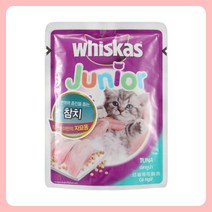 고양이파우치간식 냥이간식 위스카스 주니어 참치 85g 1P 파우치 반려묘, 상품선택