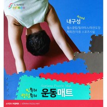 소리안나매트) 20T 운동매트/스포츠/태권도/헬스장 매트, 민무늬 진그레이