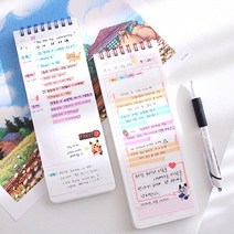 타임테이블 타임트래커 24시간 10분 플래너 100일 스터디 플래너, 실키레드