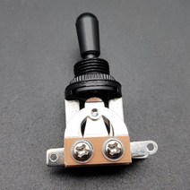 3 웨이 기타 픽업 스위치 셀렉터 픽업 토글 스위치 부품 Les Paul Gutiar 액세서리 BlackChormeGold Black, [2] Yellow