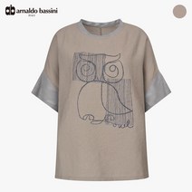 아날도바시니 본사직영 (아날도바시니) 자수 드로잉 블라우스(ZAV07BL11M)