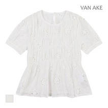 [반에이크_SS] [반에이크] 아일렛 밴딩 블라우스_VB08BLQL01Z