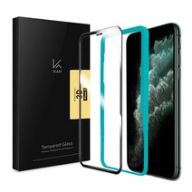 케이안 아이폰11 강화유리 풀커버 크리스탈아머 3D프리미엄 액정보호 강화유리필름, 아이폰11 PRO