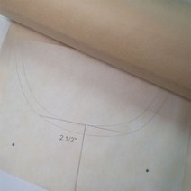 톡톡한 부직포 패턴지 국내무지원단 두꺼운 프리미엄 고급 부직포 옷본제작 의류 디자인 용도, 90cm, 50마, 화이트