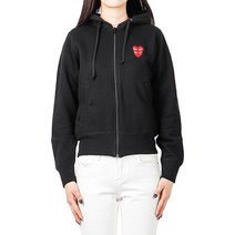 꼼데가르송 [꼼데가르송] (P1T293 BLACK) 여성 후드 집업