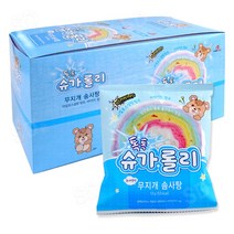 빅 슈가롤리 톡톡 팝핑 무지개 비타민 자일로스 솜사탕 어린이집 유치원 간식 선물 생일답례품 개별포장 15개 1박스, 톡톡슈가롤리