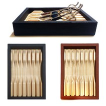 미용가위 정리대 07번 7정용, 브라운