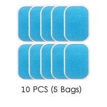 EMS ABS 스마트 무선 패드 전기 피트니스 마사지 복부 근육 트레이너 자극 집중 운동, 02 5Bags (10Pcs), 02 5Bags (10Pcs)
