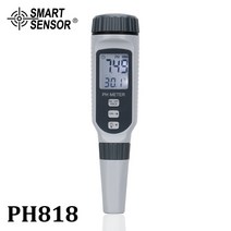 전문 수질 PH 테스터 휴대용 펜 유형 pH 미터 산도 측정기 수족관 PH818, 01 PH818