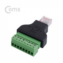 컴스 RJ45 M/8Pin 변환 터미널 BB762, 단일 모델명/품번