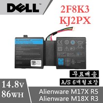 2F8K3 G33TT 0G33TT 0KJ2PX 02F8K3 KJ2PX Alienware M17x R5 Dell Alienware 18 18x