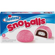 호스티스 스노우볼 케이크 6개입 Hostess Snoball Snack Cake 6ct