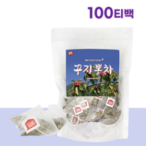 [네이처시스템] 국내산 꾸지뽕잎 100% 꾸지뽕차 티 100티백 100% 카페인없는차 구찌뽕 나무 잎 물대용차 물대체 부모님 건강선물, 100티백 - 1개