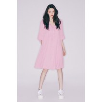 럭키슈에뜨 럭키슈에뜨 프릴 미디 원피스(LFDAM22550)