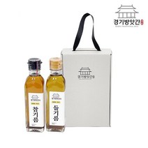 경기방앗간 국산 통깨 참기름 들기름 세트 180ml 2개, 1.국산 참기름들기름 세트(180mlx2)