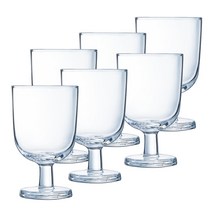 루미낙 젠제 고블렛 유리컵 200ml, 6개