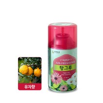 리빙굿 향그루 자동분사기 본품, 280ml, 8개, 유자향