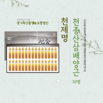 천제명홍삼 천종산삼배양근 30병, 20ml