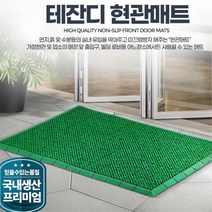 잔디모양 신발털이 현관 출입구 매트 식당발판 현관바닥 먼지털이 매장 깔판, 1개, 테잔디매트 중