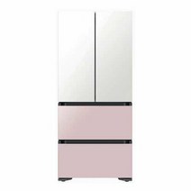 [하이마트] 삼성 비스포크 키친핏 4도어 김치냉장고 RQ42A94J2AP (420L 글램 화이트 글램 핑크)