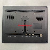 휴대용모니터 노트북 보조 듀얼 서브 모니터HorapLCD 1024x768 IPS 8 인치 모니터 휴대용 역방향 카메라 LC, 02 EU 플러그