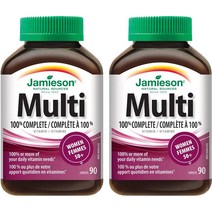자미에슨 여성 종합 멀티 비타민 50세이상 Multivitamin for Women 90정 2팩
