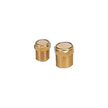PneumaticPlus BV 18 소결 브론즈 통풍구 황동 몸체 1/8