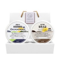 신안함초닷컴 단짠세트 원당-소금 2종(250g~300g) (답례품 선물세트), 원당+함초굵은소금