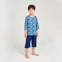 투키즈 7부내의(65호-80호) 쿨소재 찰랑찰랑 부드럽고 넉넉한 사이즈-TES아이스남02