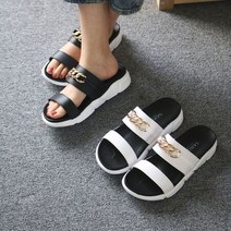 여름 데일리신발 발편한 사무실화 체인장식 편한 슬리퍼