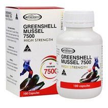[마더네스트]초록입 홍합 Mothernest Greenshell Mussel 7500 100c 글루코사민 관절 연골 뼈건강 호주영양제, 1개, -